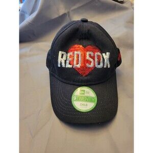 Brand new New Era 9Twenty Childs adjustable Red Sox hat w/bling